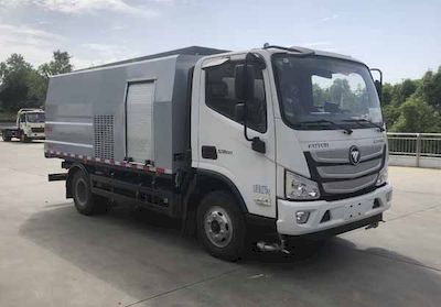 Huatong brand automobiles HCQ5080GQXBJ6 Guardrail cleaning vehicle