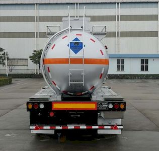 Hongtu  HT9400GRY8 Flammable liquid tank transport semi-trailer