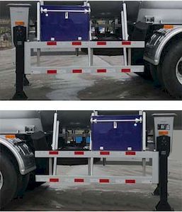 Hongtu  HT9400GRY8 Flammable liquid tank transport semi-trailer