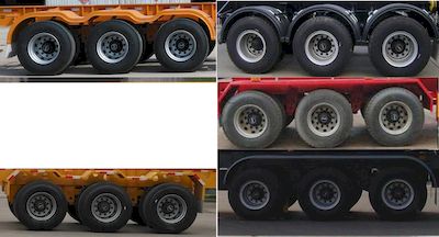 Liangyun brand automobile SLY9382TWY Transport semi-trailer of dangerous goods tank frame