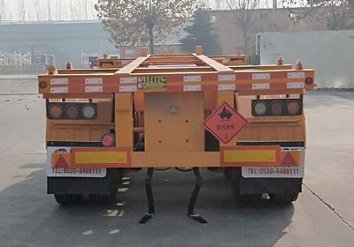 Liangyun brand automobile SLY9382TWY Transport semi-trailer of dangerous goods tank frame