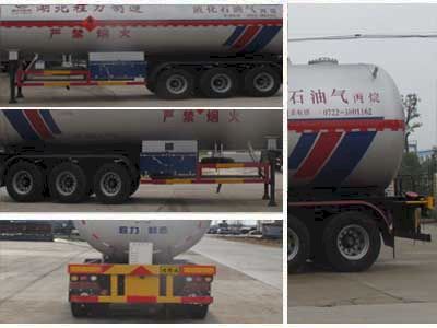 Cheng Liwei  CLW9360GYQ Semi trailer for liquefied gas transportation