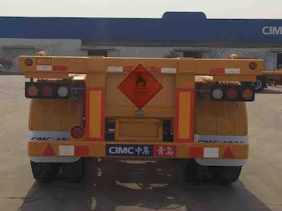 CIMC ZJV9351TWYQDG Transport semi-trailer of dangerous goods tank frame