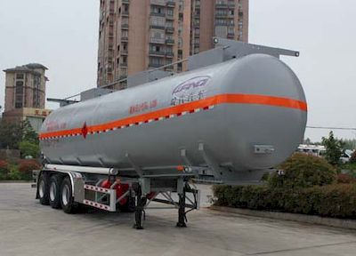 Wanqi Automobile CTD9405GRY Flammable liquid tank transport semi-trailer