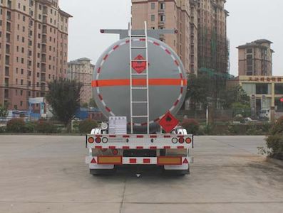 Wanqi Automobile CTD9405GRY Flammable liquid tank transport semi-trailer