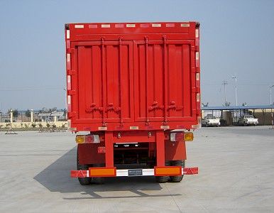 Jijun brand automobiles HJT9381XXY Box transport semi-trailer