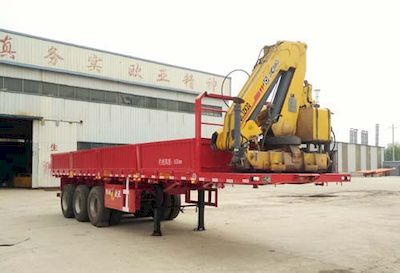 Xinkaida brand automobiles DLZ9403JSQ Truck mounted lifting and transportation of semi-trailers