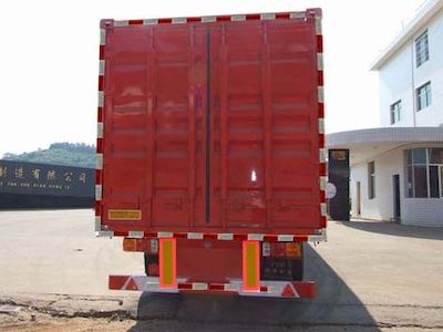 Minfeng  FDF9382XXY Box transport semi-trailer