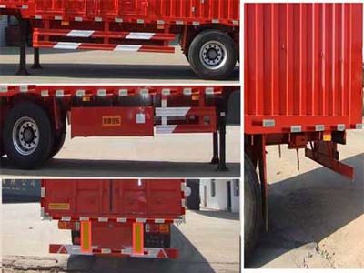 Minfeng  FDF9382XXY Box transport semi-trailer