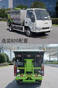 Zhonglian Automobile ZBH5040ZZZHFE6 Hydraulic Lifter Garbage truck 