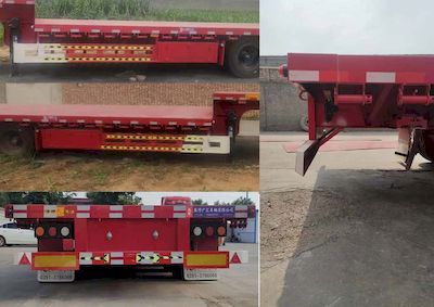 Zhongyuan Huitong brand automobile YGH9400TDP Low flatbed semi-trailer