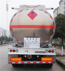 Dongfeng  DFZ9402GRY Aluminum alloy flammable liquid tank transport semi-trailer