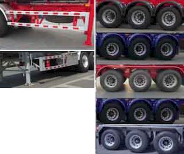 Tonghua  THT9404GRYE Flammable liquid tank transport semi-trailer