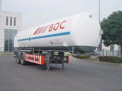 China National Automobile Corporation ZQZ9350GDY Low temperature liquid transport semi-trailer