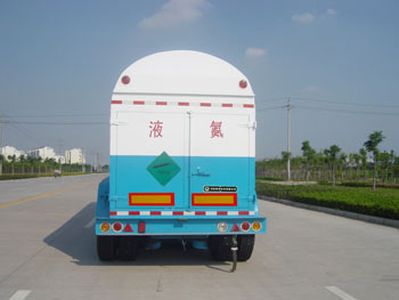 China National Automobile Corporation ZQZ9350GDY Low temperature liquid transport semi-trailer