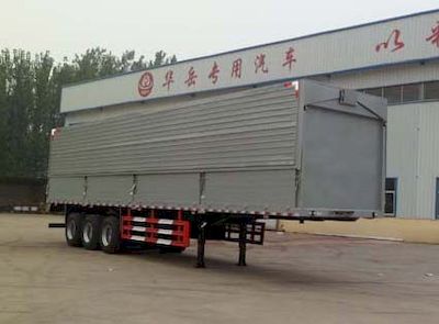 Huayue Xing brand automobiles FNZ9400XYK Wing opening box semi-trailer