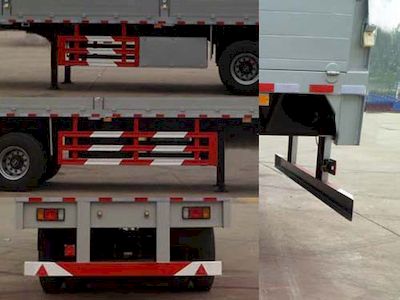 Huayue Xing brand automobiles FNZ9400XYK Wing opening box semi-trailer