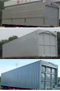 Huayue Xing brand automobiles FNZ9400XYK Wing opening box semi-trailer