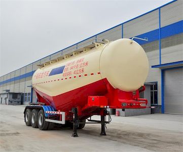 Minjiang brand automobiles YZQ9401GFL Medium density powder material transportation semi-trailer