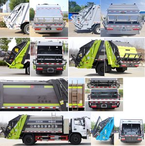 Chusheng  CSC5127ZYSPHEV Plug in hybrid compression garbage truck