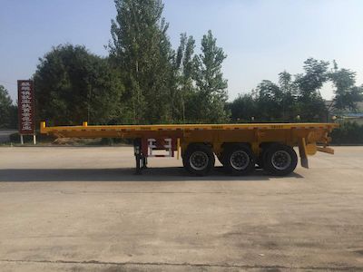 Linzhou  YDZ9407ZZXP Flat dump semi-trailer