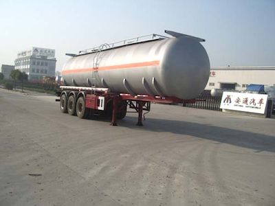 Shengde  ATQ9402GHY Chemical liquid transportation semi-trailer