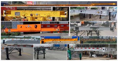 Changchunyu Chuangbai Automobile FCC9352TWY Transport semi-trailer of dangerous goods tank frame