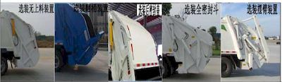 Zhuanwei  HTW5081ZYSCA Compressed garbage truck