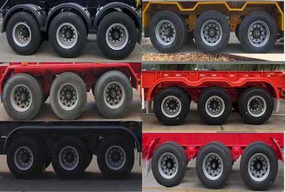 Honghe Beidou  SHB9400TWY Transport semi-trailer of dangerous goods tank frame