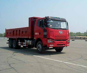 Jiefang Automobile CA3250P66K2L3T1E Flat head diesel dump truck