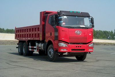 Jiefang Automobile CA3250P66K2L3T1E Flat head diesel dump truck