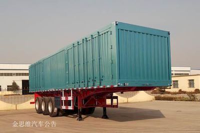 Junwang  WJM9402XXY Box transport semi-trailer