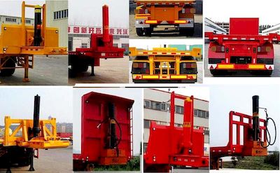 Liangtong brand automobile LTT9350ZZXP Flat dump semi-trailer