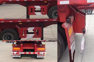 Liangtong brand automobile LTT9350ZZXP Flat dump semi-trailer