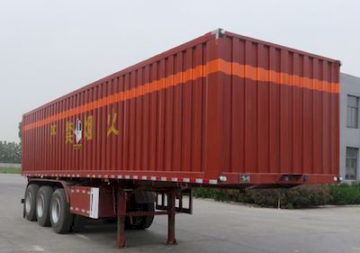 Luyun Wantong brand automobile YFW9400XZW Miscellaneous dangerous goods box transport semi-trailer