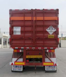 Luyun Wantong brand automobile YFW9400XZW Miscellaneous dangerous goods box transport semi-trailer