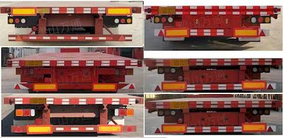 Liangtong brand automobile LTT9400TDP Low flatbed semi-trailer