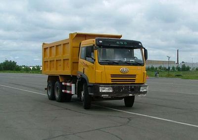 Jiefang Automobile CA3252P2K2LT1A Flat head diesel dump truck