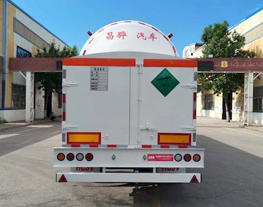 Changhua  HCH9404GDYD Low temperature liquid transport semi-trailer