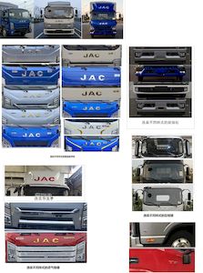 Jianghuai brand automobiles HFC5128CCYP41K1D7S Grate type transport vehicle