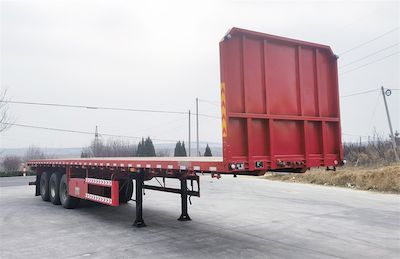 Zhongshun Guangxin brand automobiles HGX9401TPB Flat transport semi-trailer