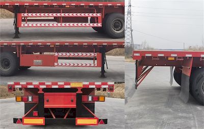 Zhongshun Guangxin brand automobiles HGX9401TPB Flat transport semi-trailer