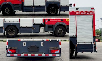 Runtai  RT5170GXFAP60M6 Compressed air foam fire truck