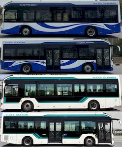 Shenwo  SWB6109EV18G Pure electric low floor city buses