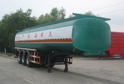 Huachang brand automobiles QDJ9402GHYA Chemical liquid transportation semi-trailer