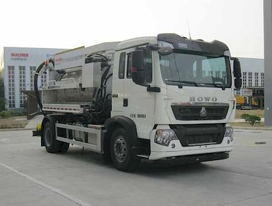 New Huan  WX5183GQWVI Cleaning the suction truck