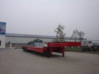 Yamakawa  SCQ9401TDP Low flatbed semi-trailer