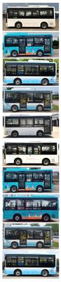 Chinese license plate cars TEG6605BEV01 Pure electric city buses