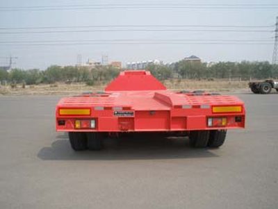 Huanda  BJQ9341TDP Low flatbed semi-trailer