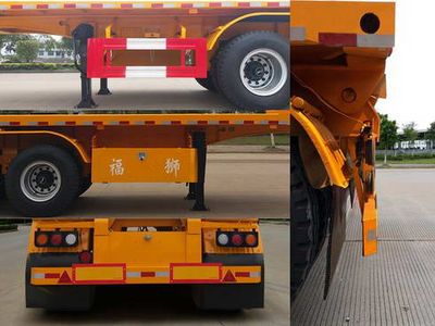 Fushi  LFS9340ZZXP Flat dump semi-trailer